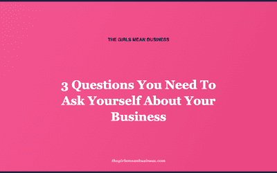 3 Questions You Need To Ask Yourself About Your Business