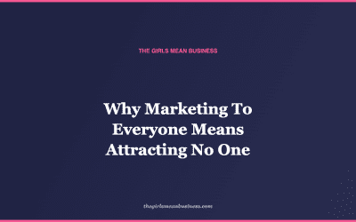 Why Marketing To Everyone Means Attracting No One